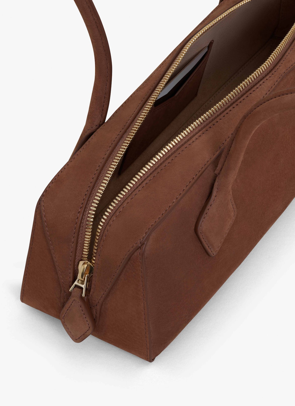 SAC LE TECKEL MEDIUM  EN NUBUCK  ALAÏA MARRON SAC LE TECKEL MEDIUM  EN NUBUCK